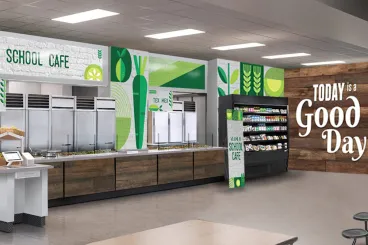 a modern k-12 dining experience