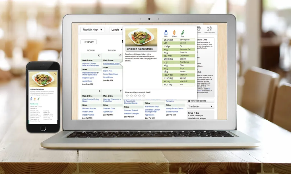 digital menus